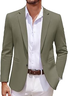 COOFANDY Men's Casual Blazer Knit Lightweight Sport Coats Suit Jacket