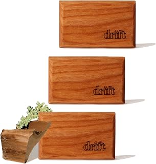 Drift Car Air Freshener - The Original Wood Air Freshener - Car Odor Eliminator - Long Lasting Scent - Essential Oils - Clean Ingredients - Teak Scent 3 Pack Refill - NO CLIP INCLUDED