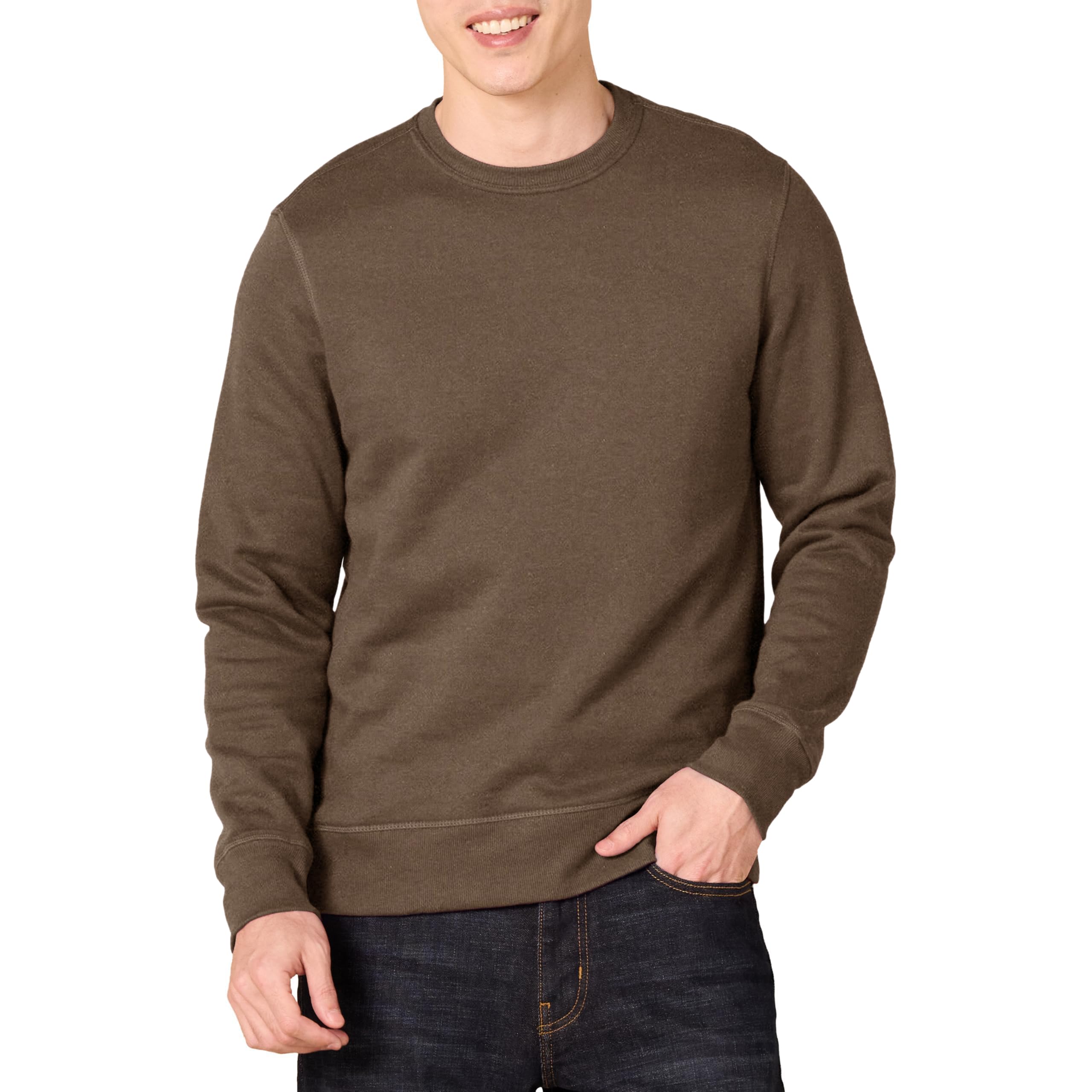 Amazon Essentials Mens Fleece Crewneck Sweatshirt (Available in Big & Tall)