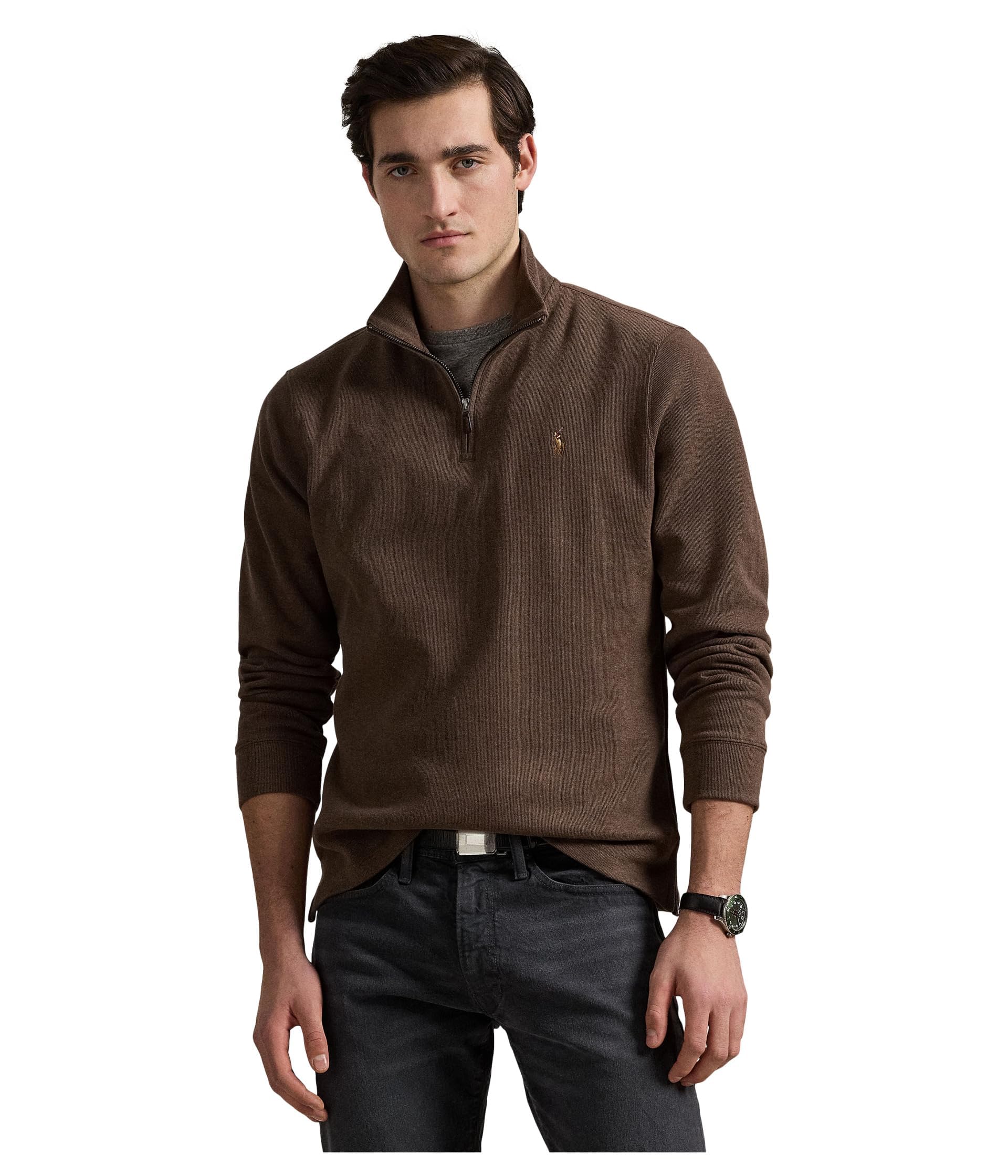 POLO RALPH LAUREN Estate- Rib Quarter Zip Pullover