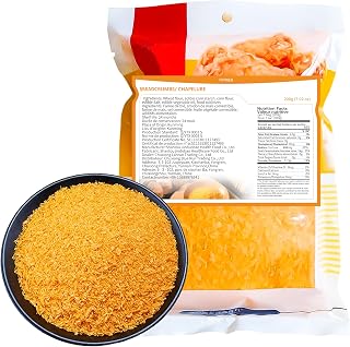 Bread Crumbs 200g,yellow bread crumbs plain for Breading, Frying, Baking | For Breading, Frying, Baking, Baked Pasta, Roasted Vegetables, Tonkatsu