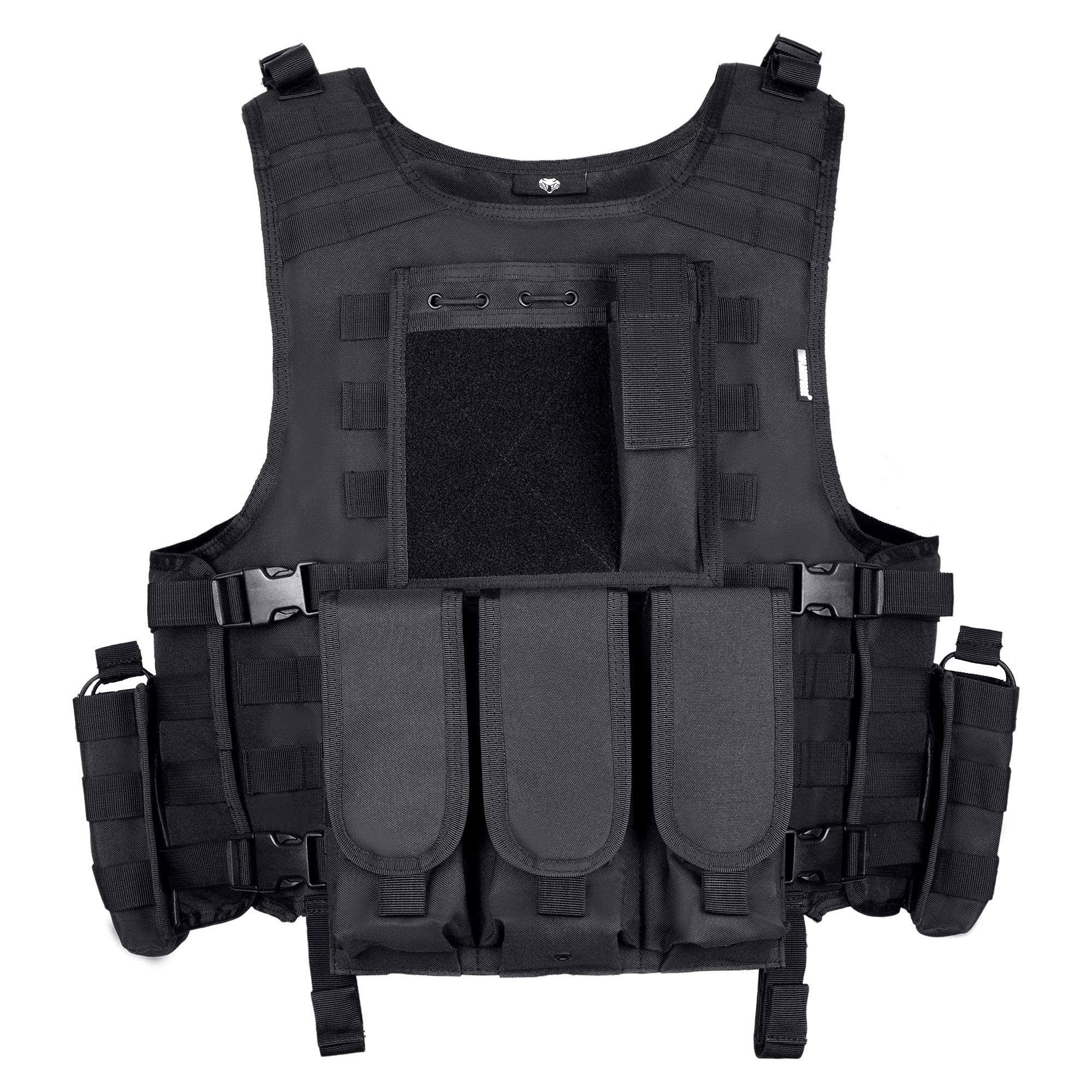 MGFLASHFORCE Tactical Airsoft Vest Adjustable Modular Paintball Vest