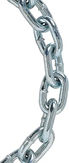 Koch A01160 3/16 by 10-Feet Grade 30 Proof Coil Chain, Electro Galvanized, Zinc Plated, up to 800 lbs.