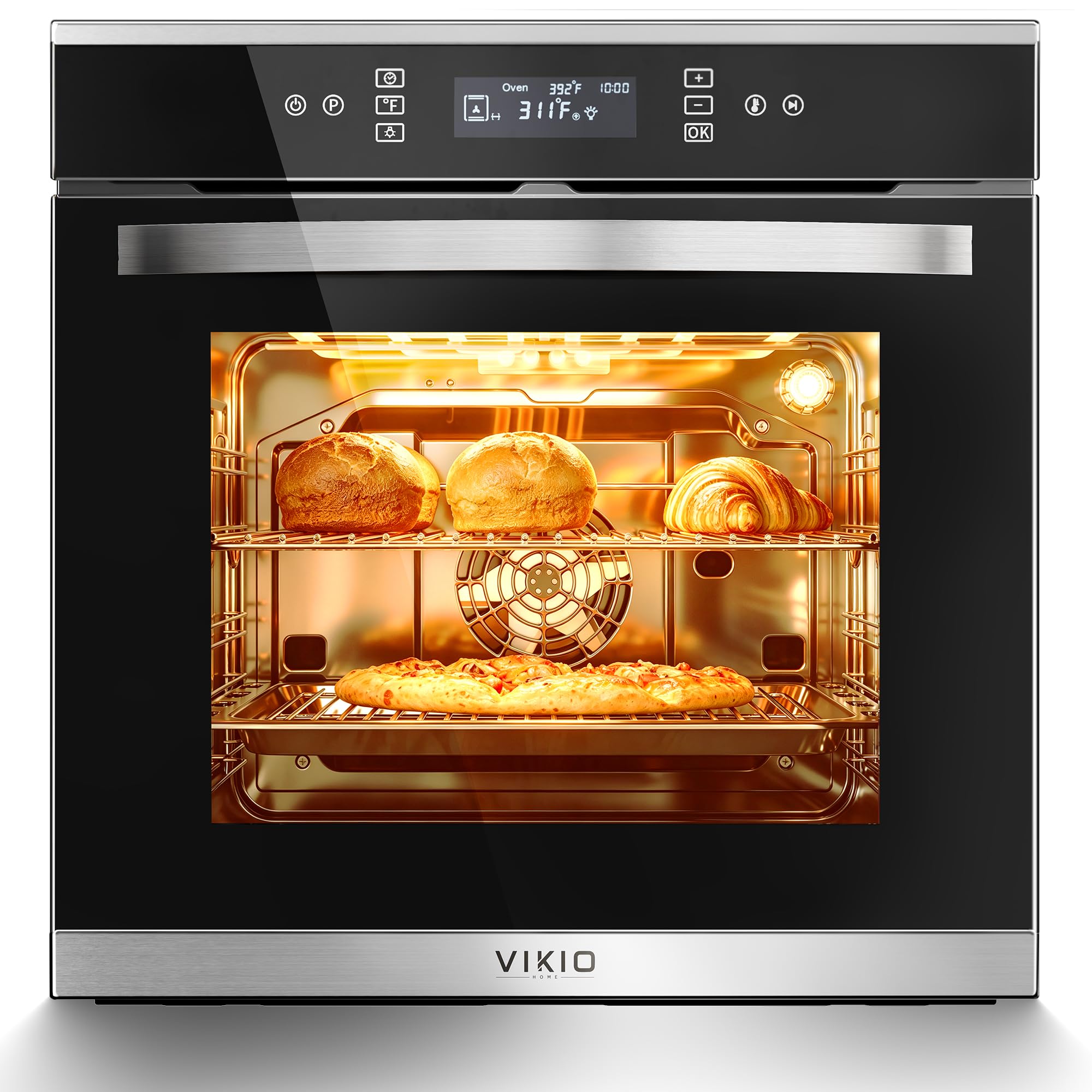 Single Wall Oven, 24" Built-in Oven, 2.83 Cu. Ft, 11 Cooking Functions | Built-I