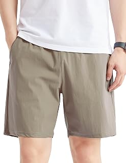 HISDERN New Arrival 101Air "Ice Silk" 4D Super Stretchy Super Quick Dry Half Pants Men Lightweight Sports Training Wear Contact Cooling Easy Pants Jogging Casual Summer