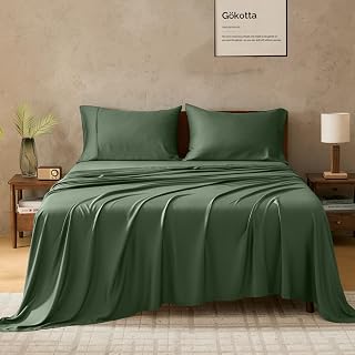 Gökotta California King Sheets, 100% FSC® Certified Bamboo, Cooling