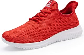 YDB Mens Running Shoes Ultra Lightweight Breathable Non-Slip Mesh Running Shoes for Training Sports