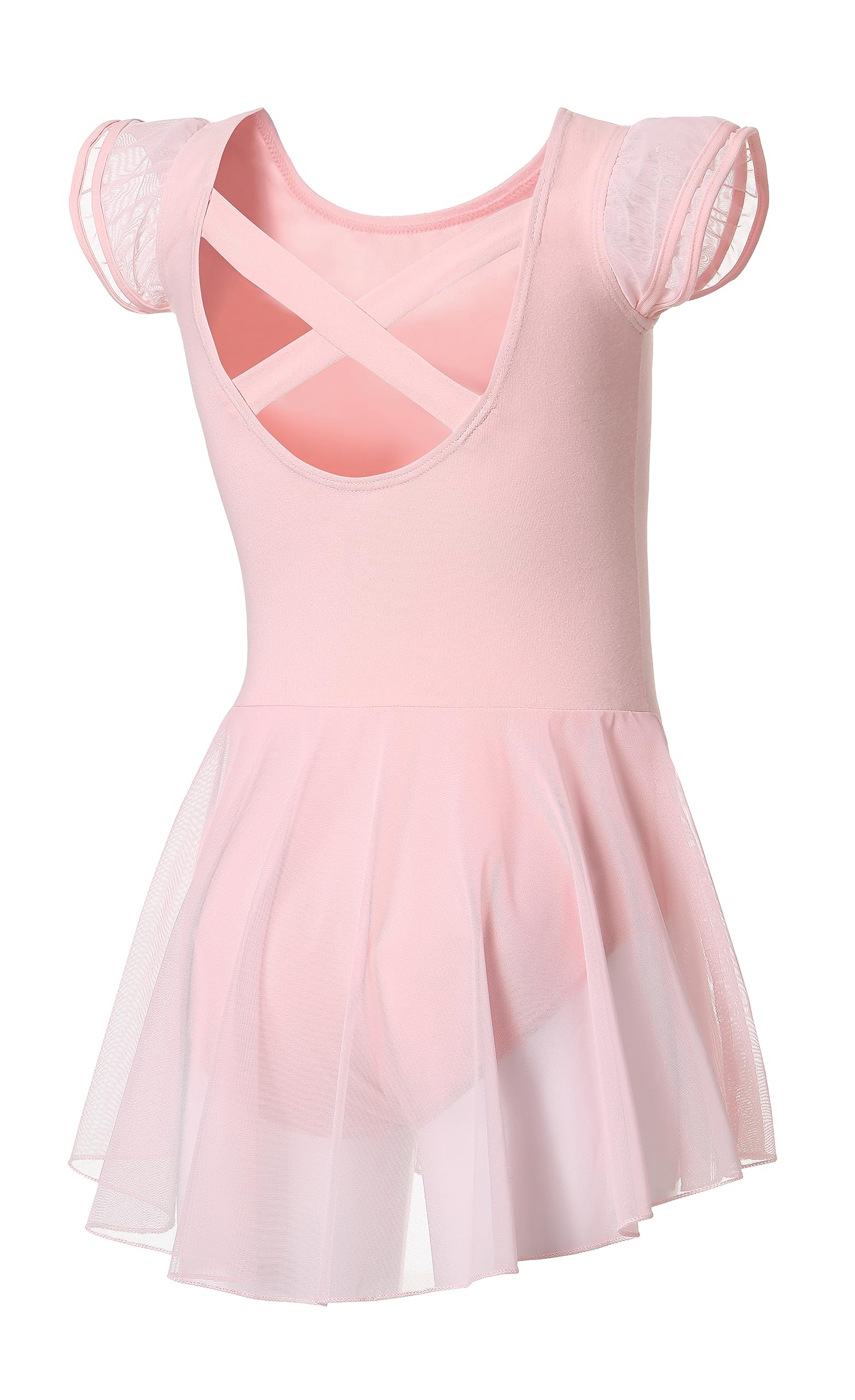DIPUG Ballet Leotards for Girls Ballet Leotard with Skirt Toddler Dance Leotards