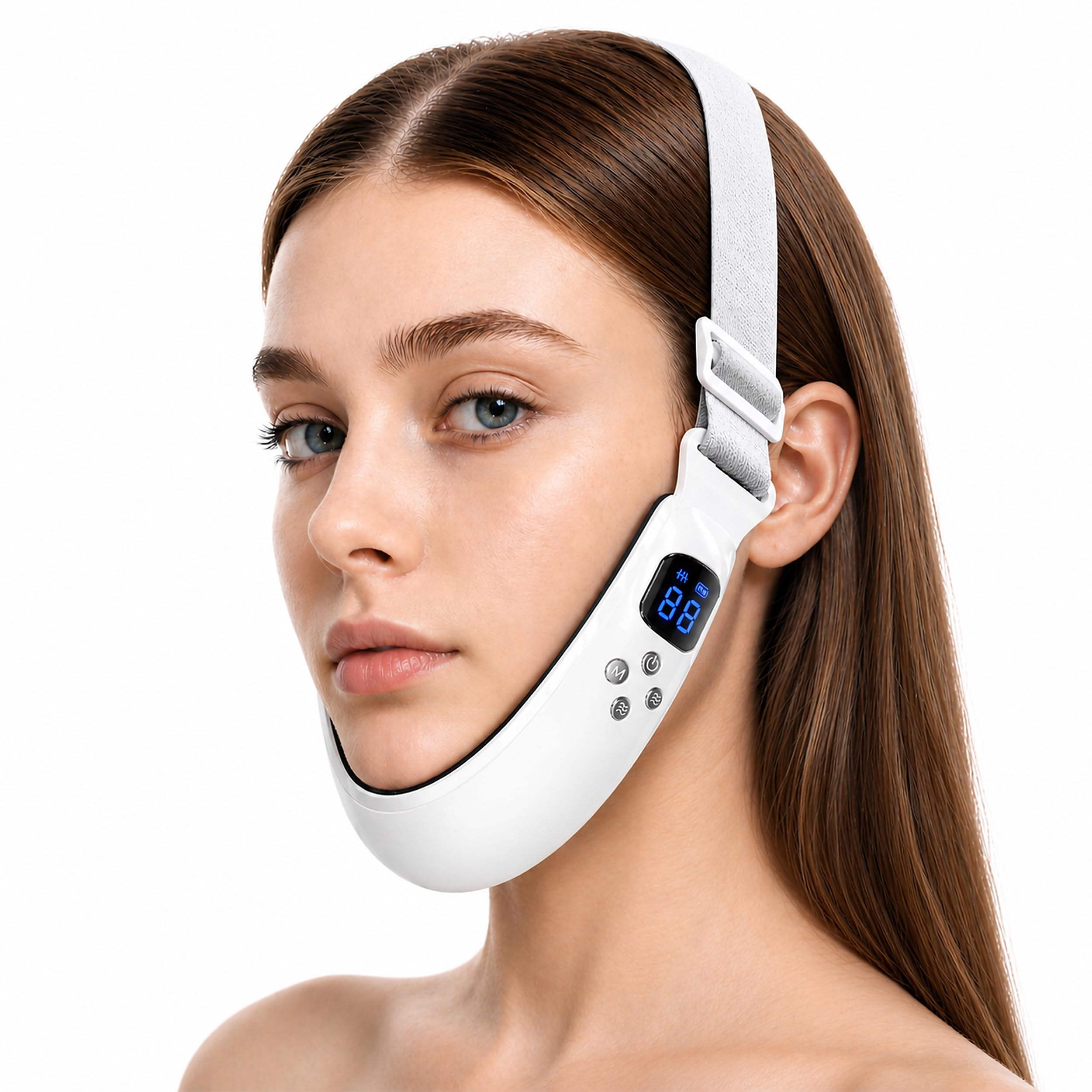 Electric Double Chin Device & V-Face Machine with 6 Modes and 12 Gear Adjustable
