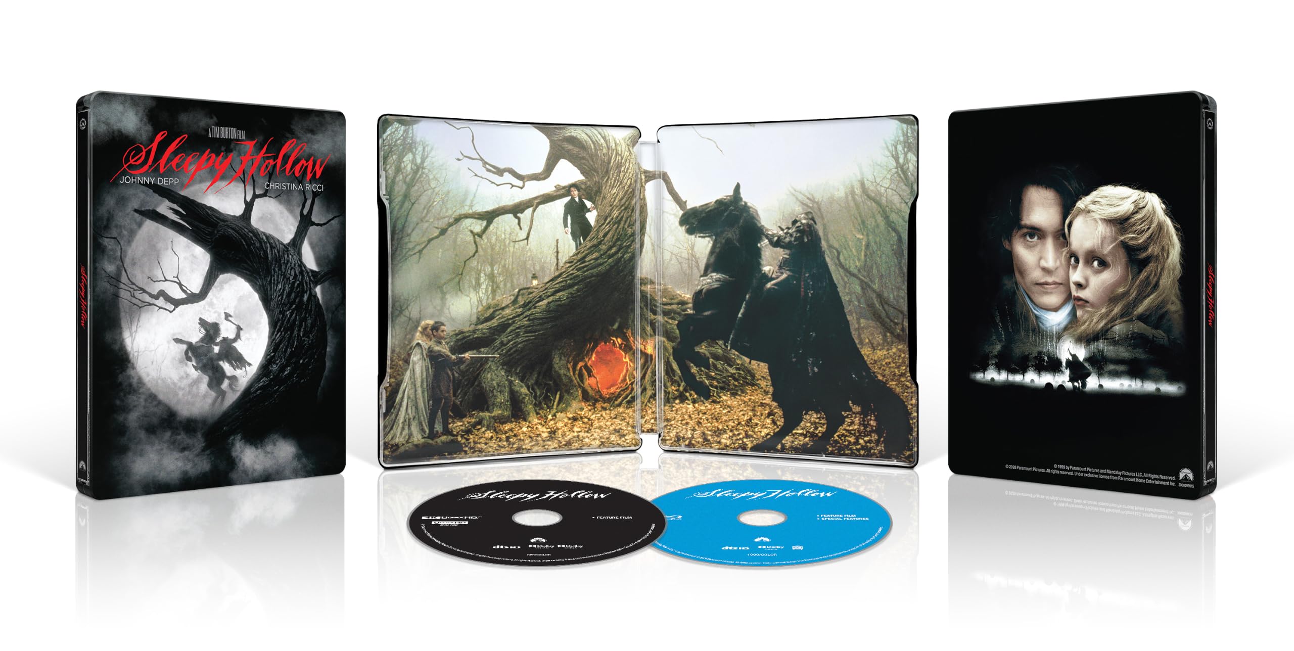 Sleepy Hollow (Limited Edition Steelbook Reprint) [4K UHD + Blu-Ray + Digital Co
