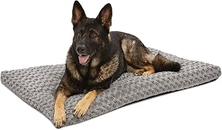 MidWest Homes for Pets XL QuietTime Deluxe Gray Ombré Swirl Plush Pet Bed, Machine Washable, Non-Skid Bottom, Soft Crate Mat for 122 cm Crates
