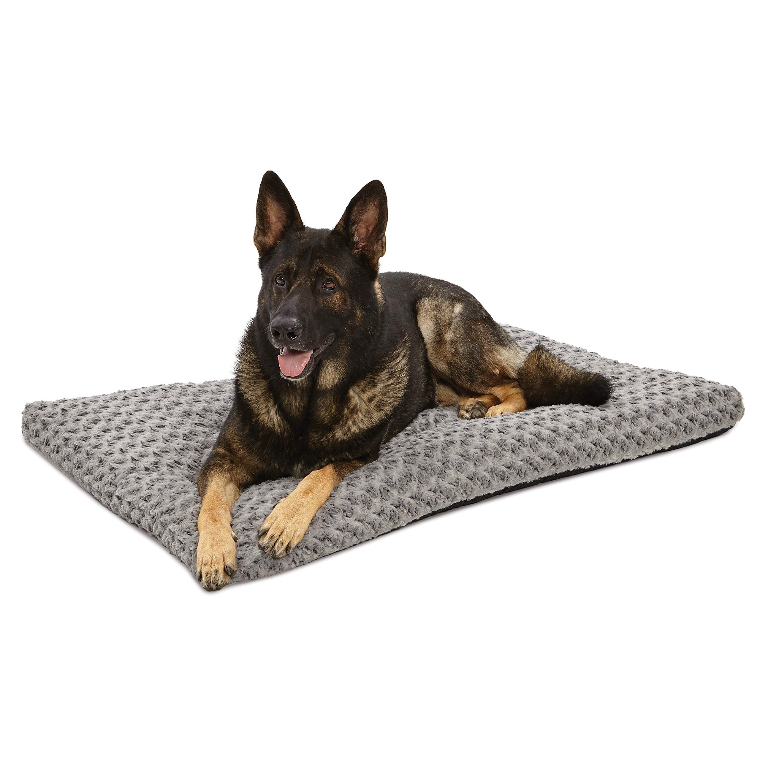 MidWest Homes for Pets XL QuietTime Deluxe Gray Ombré Swirl Plush Pet Bed, Machi