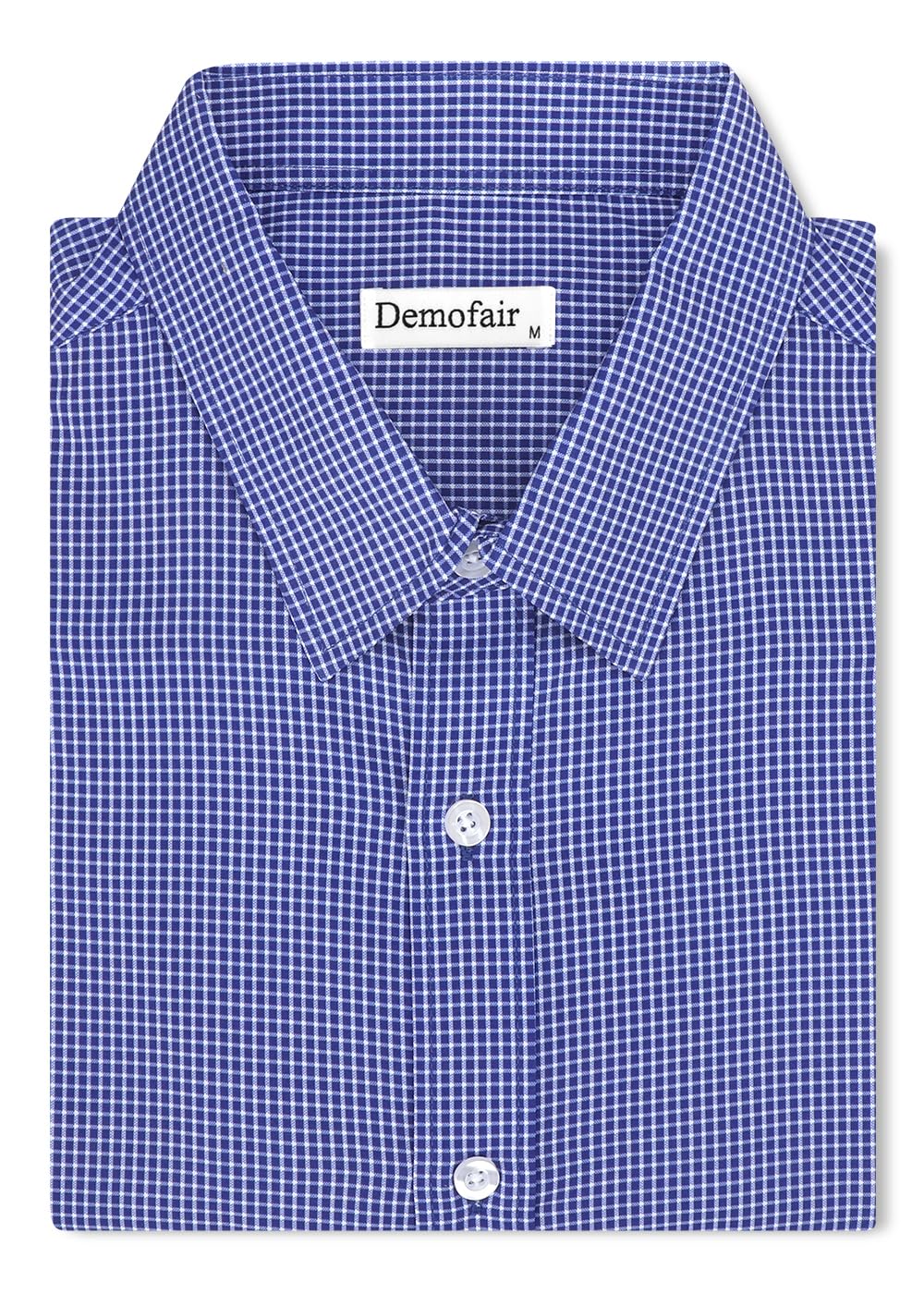 Men's Dress Shirts Solid Wrinkle-Free Long Sleeve Button Down Shirt Regular Fit 