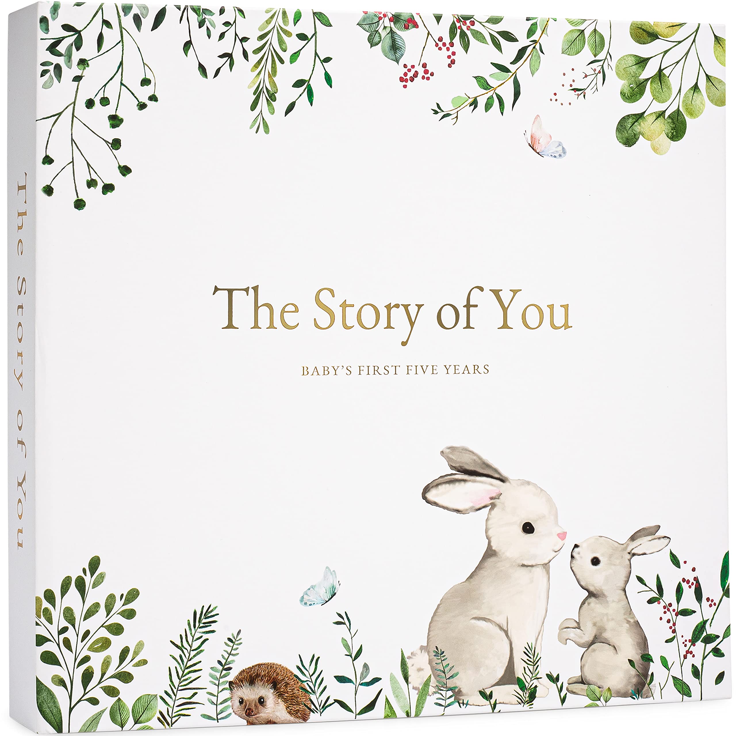 Keepsake Baby Memory Book – Timeless Gender Neutral First 5 Year Baby Book | For