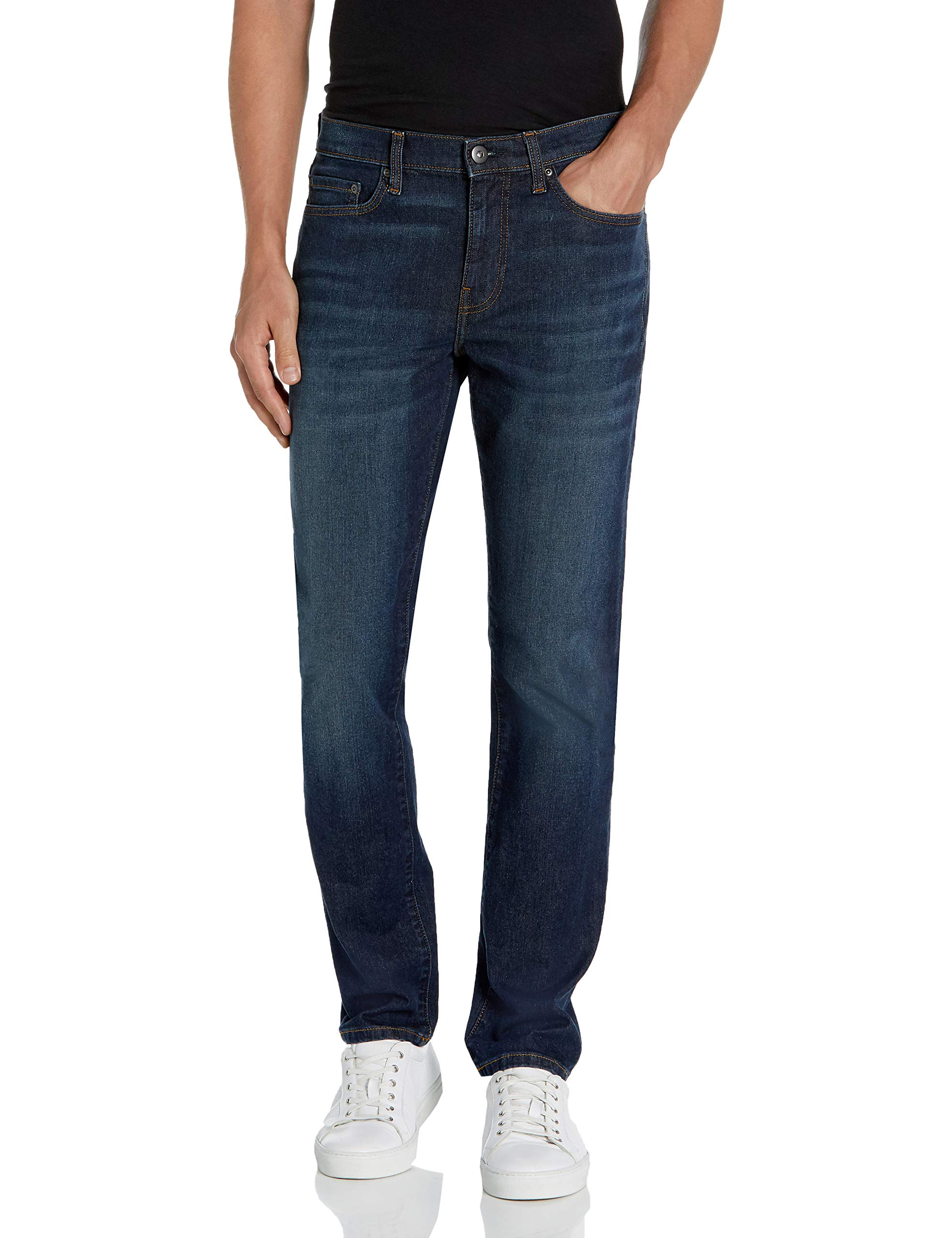 Amazon Essentials Men's standard jeans made of comfortable stretch, slim fit (fo