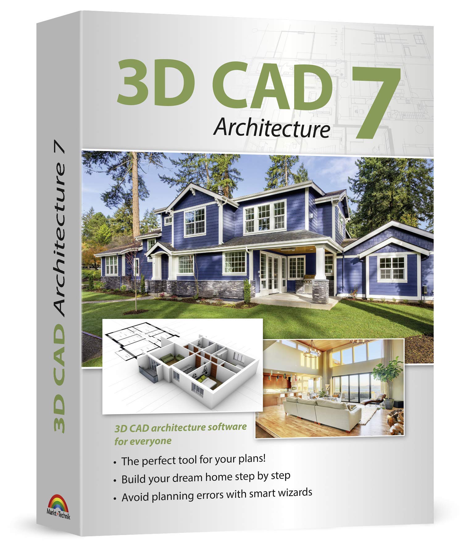 3D CAD 7 Architecture - Plan & design buildings from initial rough sketches to t
