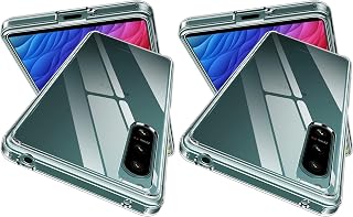 Sony Xperia 5 IV Case, Clear, SO-54C | SOG09, Shockproof, US Military MIL Standard Certified, Hybrid PC+TPU with Strap Hole, Shock Absorption, Thin, Lightweight, Compatible with Wireless Charging