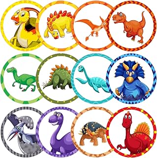 Laumoi 120 Pcs Potty Training Targets for Boys, Flushable Dinosaur | Dinosaur Aiming Targets, Flushable Design, 120 Pcs, Pee Practice for Toddler Boys, Toilet Training Aid