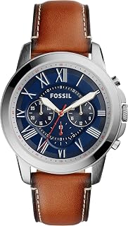 Fossil FG1811810 Men's Analogue Quartz Watch with Leather Strap