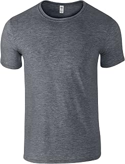 Have It Tall Men's Tall Fitted T-Shirt, Soft Stretch, Crewneck Short Sleeve