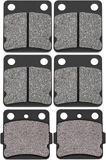 Front & Rear Brake Pads Compatible with YAMAHA YFM350 YFS200 YFM125 Raptor | Brake Pads Compatible with YAMAHA YFM350 Warrior Banshee 350 Wolverine F/YFS 200 R/S/T/V Blaster/YFM 125 RA/RB/RD Raptor