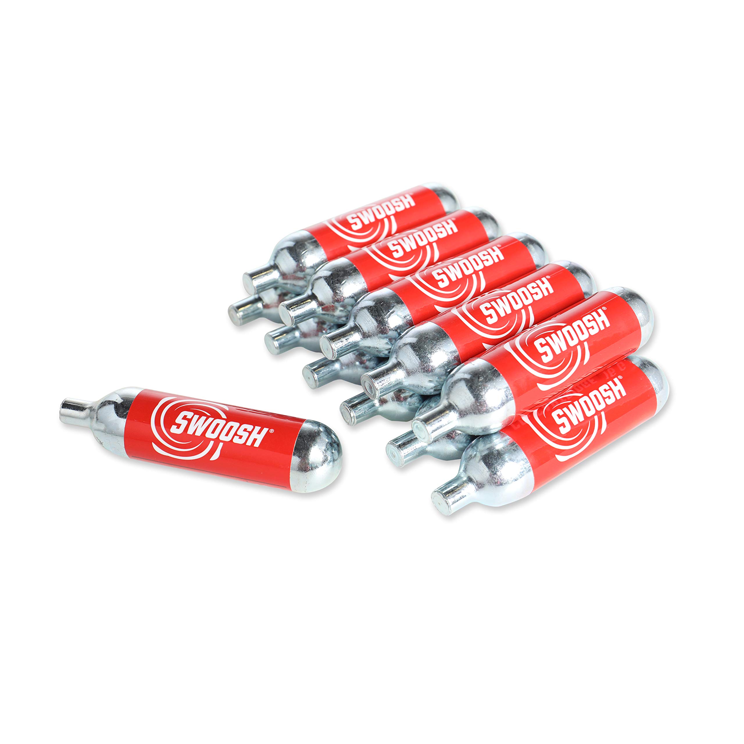 Diversitech GGC-12 Swoosh CO2 Gun Cartridges, 12-Pack, Silver