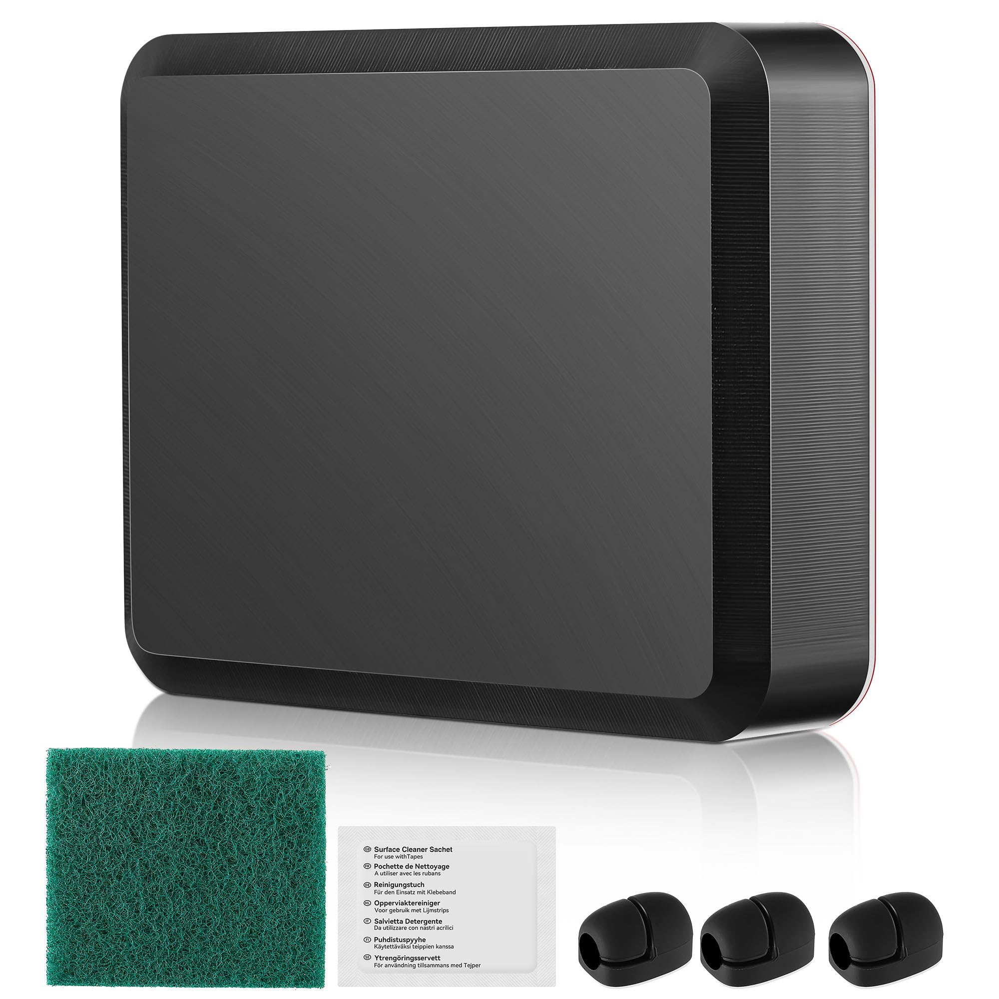 Transducer Mounting Plate Kit Transducer Pad,Black,4.3 x 3.5 Inch | Adhesive mou