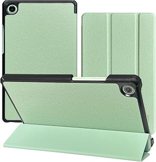 Dmluna Case for Lenovo Tab One 8.7 Inch 2025 (TB305XU/TB305FU)/Lenovo K9 8.7" (Nook Reading Tablet 8.7), Lightweight Slim Shell Stand with Auto Sleep/Wake, Agave Green