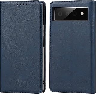 【Hamany】 対応 pixel 6 ケース 手帳型 ピクセル6 ケース カード収納 ぐーくるぴくせる6 ケース -ヴィンテージブルー