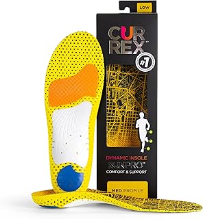 CURREX RunPro Insoles for Running Shoes, Arch Support Inserts to Help Reduce Fatigue, Prevent Injuries, Boost Performance for Men & Women (Medium Arch, Size Large)