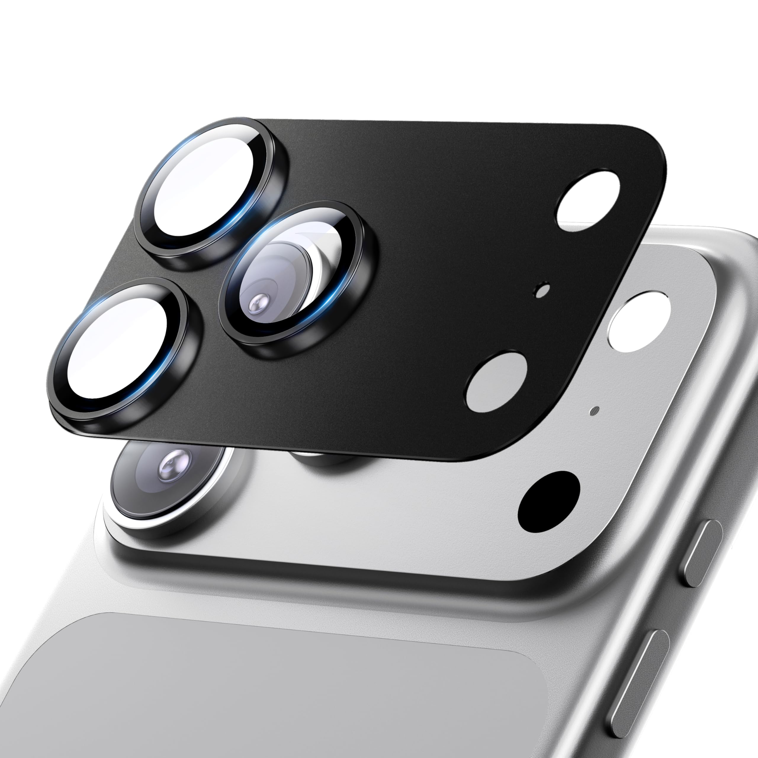 Hoerrye Camera Lens Protector for iPhone 17 Pro - [12ft Shockproof Military Grad
