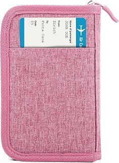 Passport Holder for Travel, Women Rfid Blocking Passport Wallet, Travel Essentials Premium Wallets, Waterproof Passport Holders Bag for Men Traveling, Travel Document Organizer Credit Cards Case
