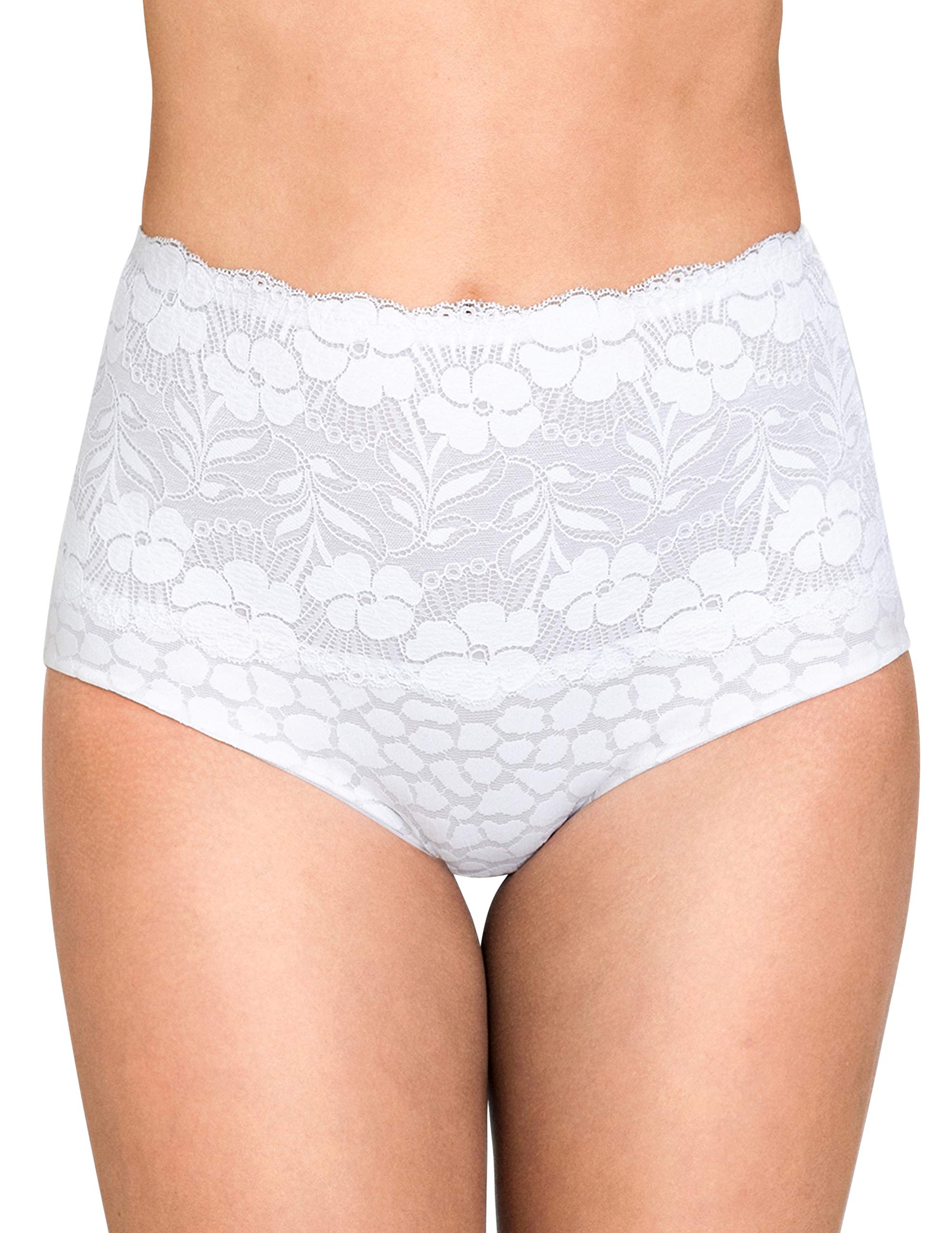 Miss Mary of Sweden Women's High Waisted Shapewear with Jacquard and Lace