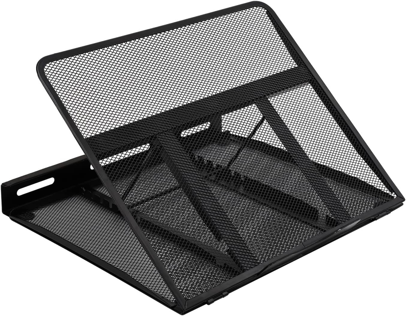 Amazon Basics Ventilated Ergonomic Laptop Stand for Desk, 7-Level Adjustable, St