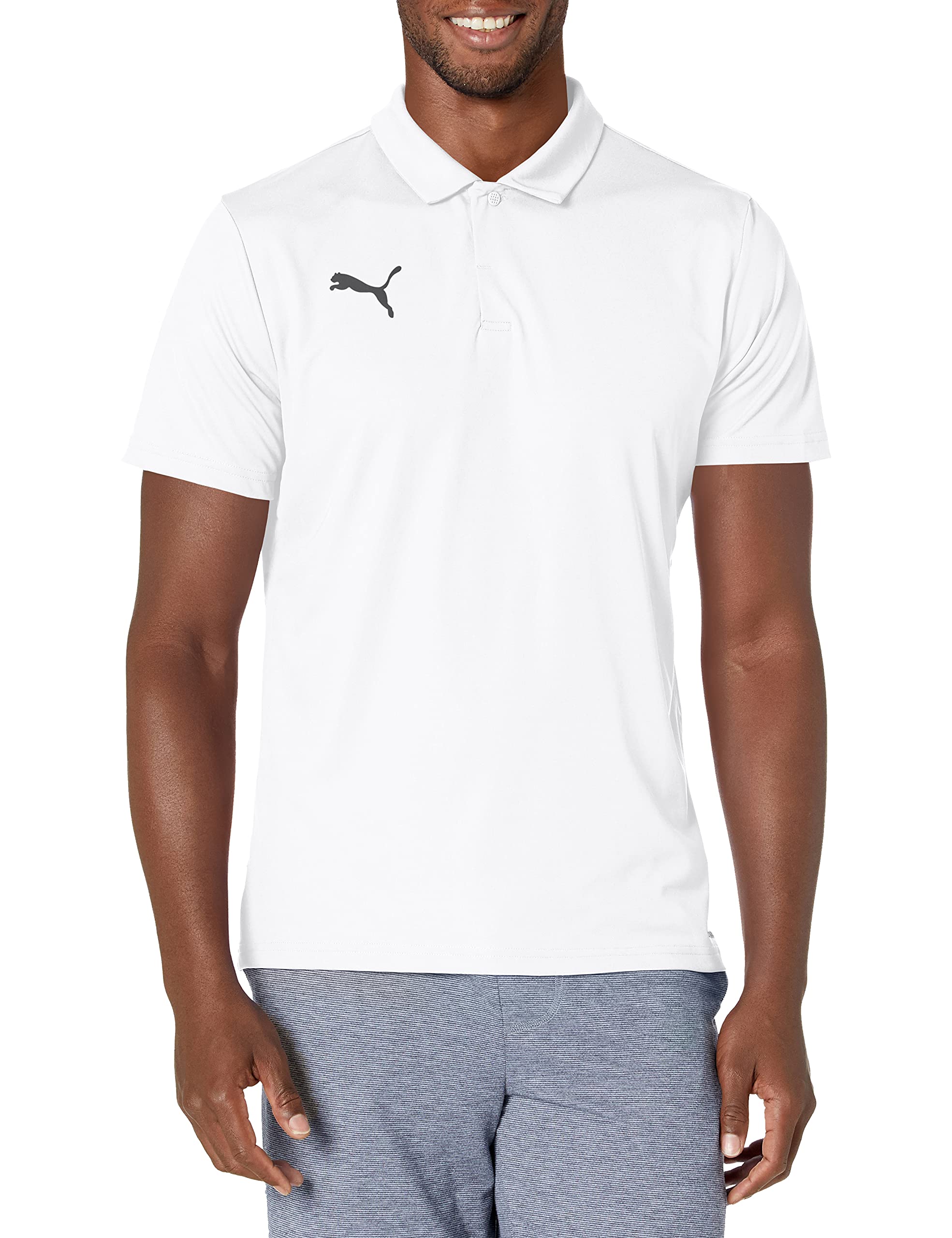 PUMA Mens Teamliga Sideline Shirt Casual Casual - Blue