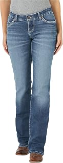 Wrangler Women's Retro Mae Mid Waist Stretch Bootcut Jeans