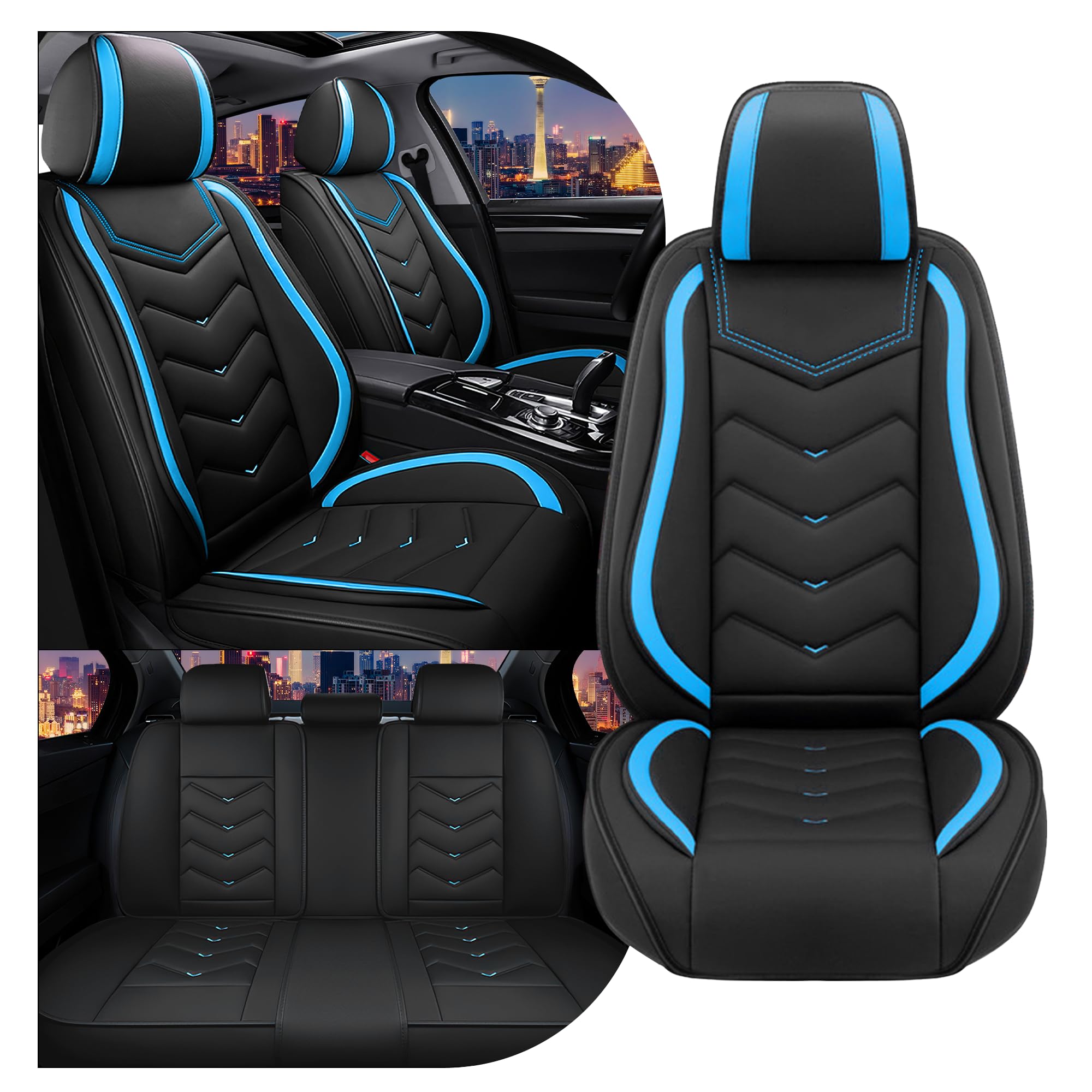 Car Seat Covers for Honda Civic 2000-2026, Stylish Sport Seat Cover, Premium Nap