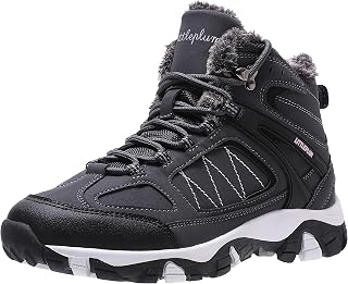 ASHION Womens Winter Boots Lined Waterproof Anti Slip Outdoor Boots