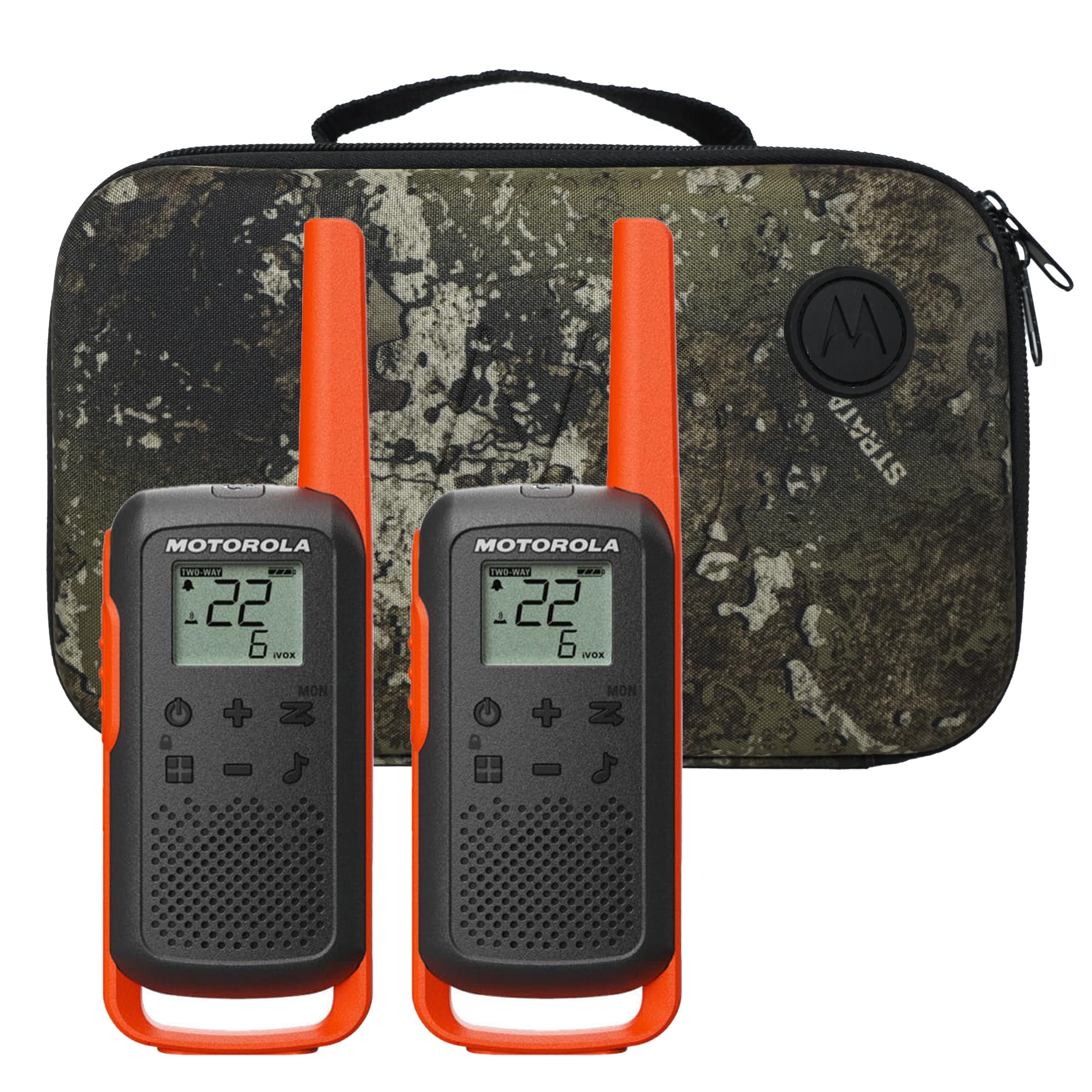 Motorola Solutions T275 Talkabout Two-Way Radio – Rechargeable FRS Radios with 2