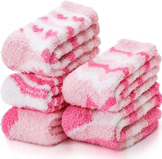 ANTSANG Fuzzy Socks for Women, Fluffy Warm Slipper Socks for Winter & Home