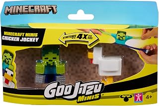 Goo Jitzu Minecraft Minis 2 Pack | Stretch Them 4 Times Their Size. Create your very own Mini Chicken Jockey straight from the Minecraft world.
