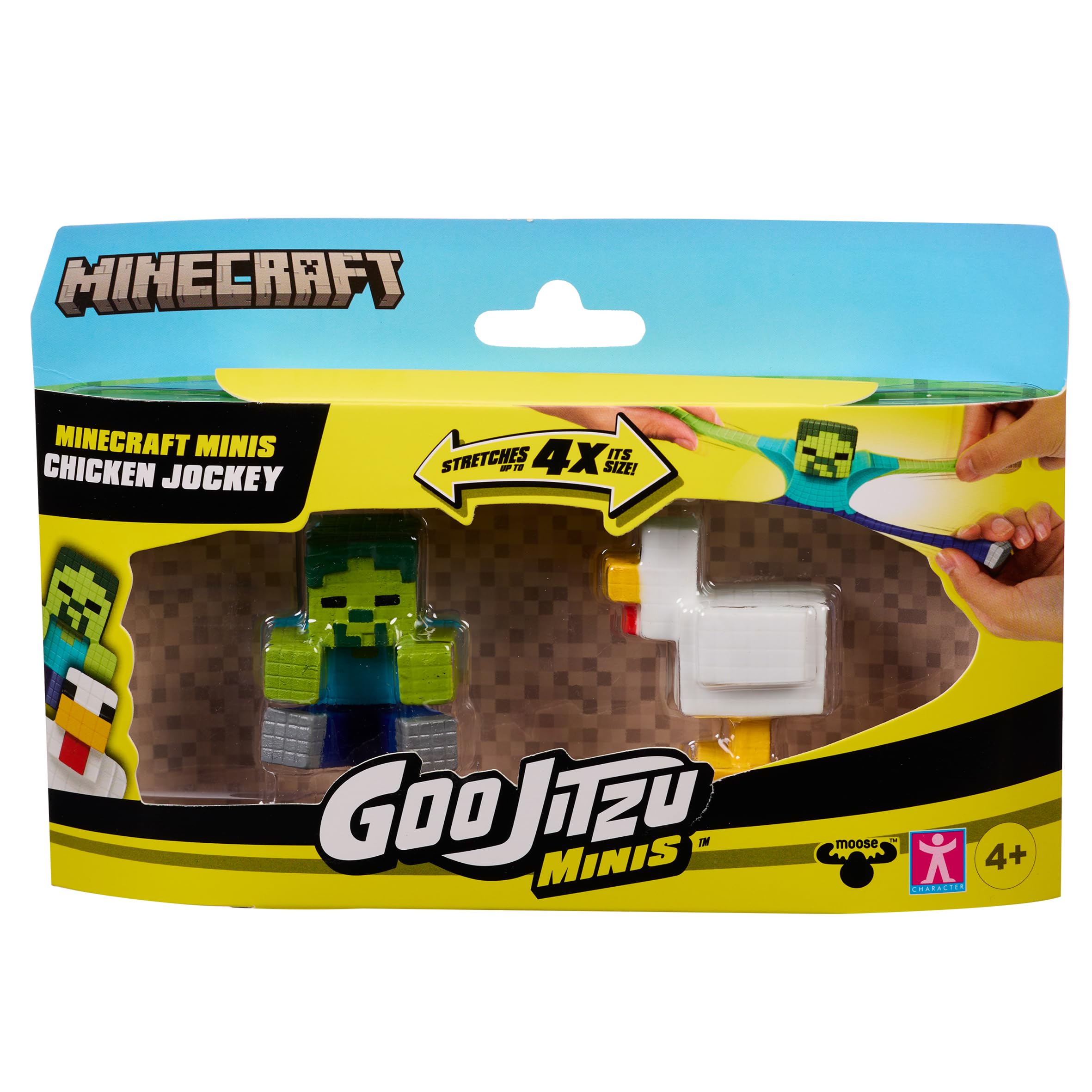 Goo Jitzu Minecraft Minis 2 Pack | Stretch Them 4 Times Their Size. Create your 