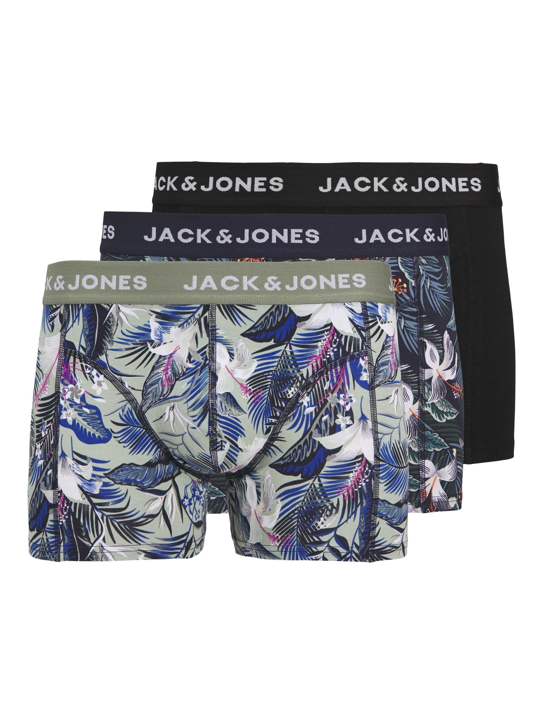 JACK & JONES Noos Men's 3 Pack Boxer Briefs