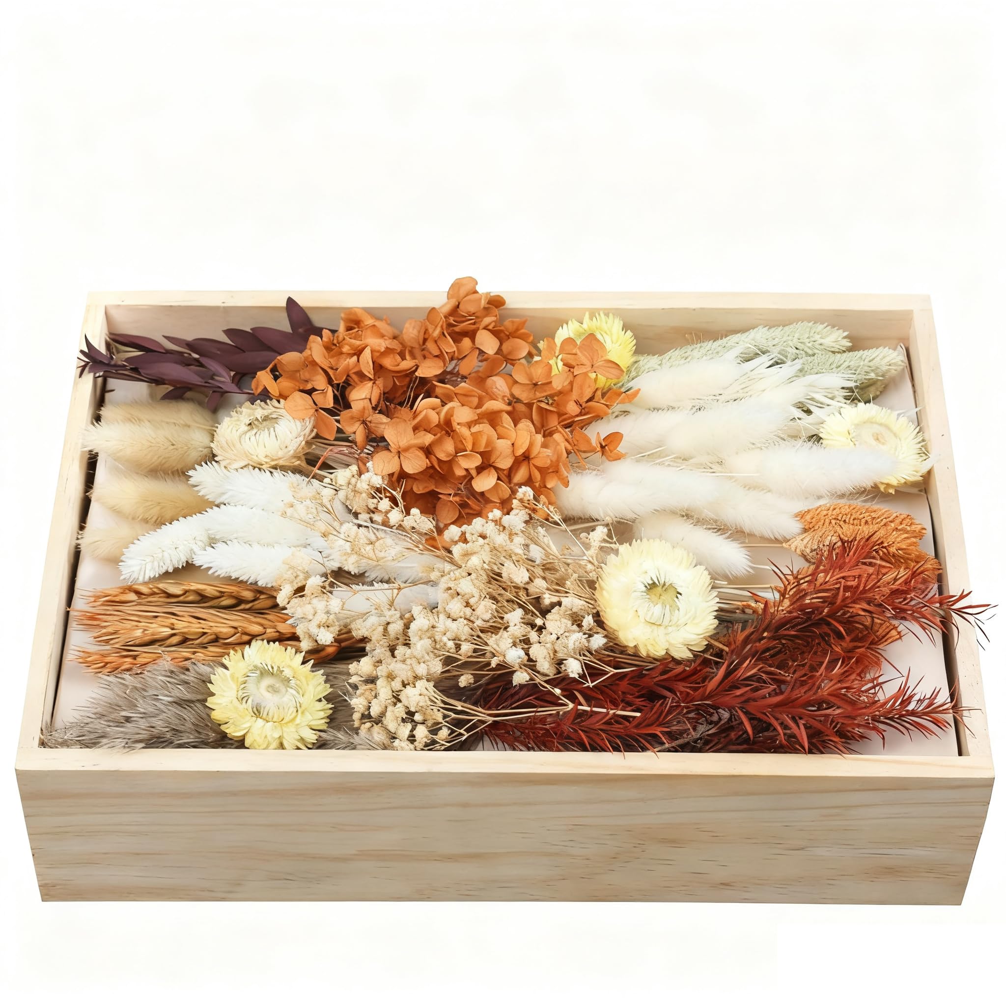 apmunik DIY Dried Flower Set, Bulk Dried Flowers Bouquet, Dried Flower Vase Arra
