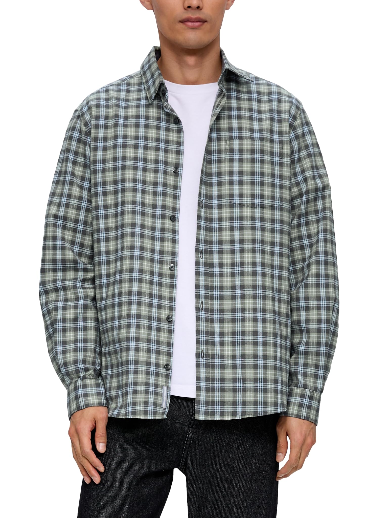 s.Oliver Men's Regular Fit Long Sleeve Shirt