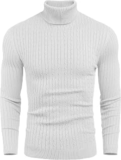 COOFANDY Pull pour homme - Blanc - Taille XL