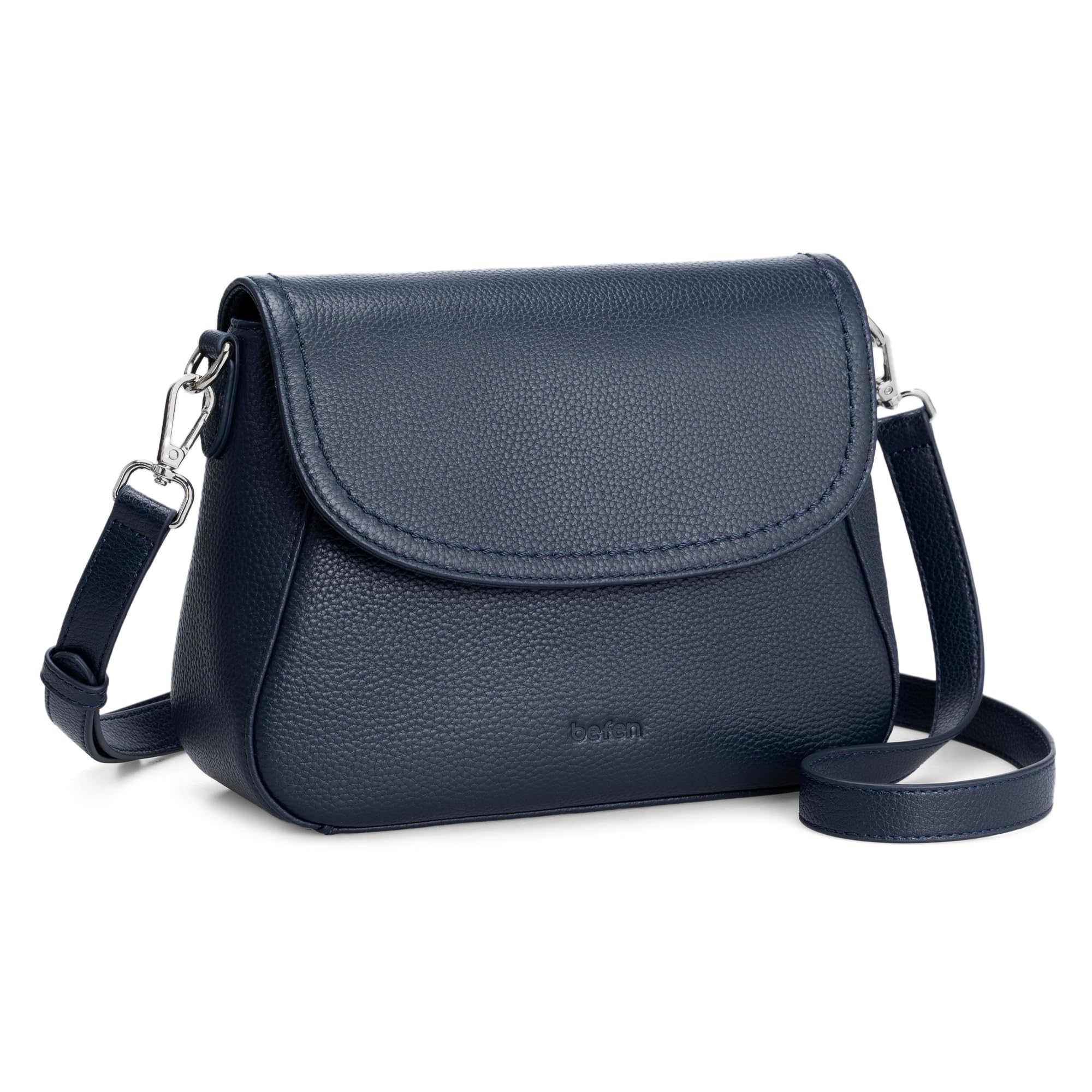 befen BorMedia Women's Genuine Leather Crossbody Bags with RFID Credit Card Comp