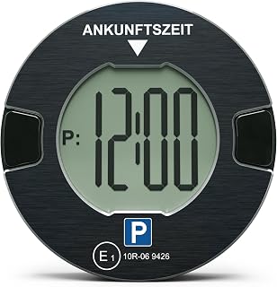 OOONO P-DISC NO1 - Electronic Parking Disc with Approval for Car - Automatic Digital Parking Disc Electric with Approval from KBA according to German Road Traffic Regulations - Electric Parking Meter Car Approved