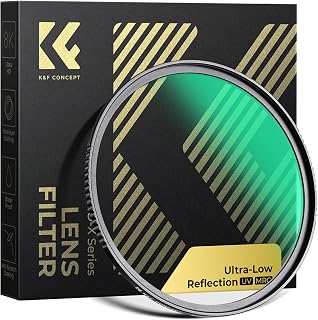 K&F CONCEPT 67mm Ultra-Low Reflectivity MCUV Lens Protection Filter | 28 Multi-Layer Coatings Ultra-Slim HD Waterproof Scratch Resistant UV Lens Filter (Nano-X Series) FV705