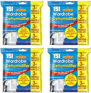 151 Products LTD 12 x Wardrobe Dehumidifier